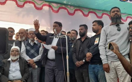 জগন্নাথপুর উপজেলা ও পৌর বিএনপির  কর্মীসভায় নেতা কর্মীর ঢল