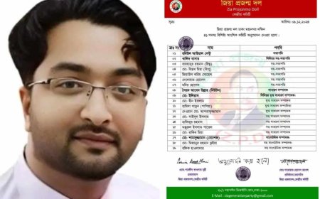 জিয়া প্রজন্ম দলের সাধারণ সম্পাদক হলেন সৈয়দ আবেদ উল্লাহ নিউটন