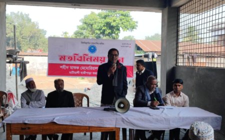 শহিদ মাশুক মেমোরিয়াল স্কুল এন্ড কলেজ আয়োজনে সুধী সমাবেশ ও মতবিনিময় সভা