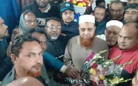 কুড়িগ্রাম জেলা বিএনপির নতুন সদস্য সচিবকে ফুলেল শুভেচ্ছা