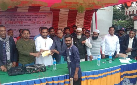 সাতক্ষীরায় ৮ দলীয় গাদন খেলার ফাইনাল অনুষ্ঠিত