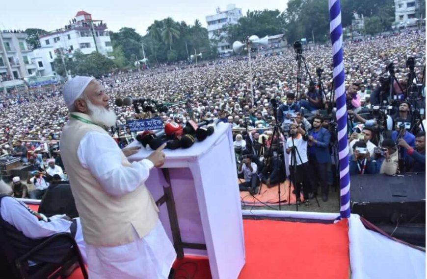 সাতক্ষীরায় জামাতের আমের আগমনে নেতাকর্মীদের ঢল  নেমেছে জেলায়