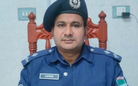 আশাশুনিতে নবাগত ওসি নোমান হোসেনের যোগদান