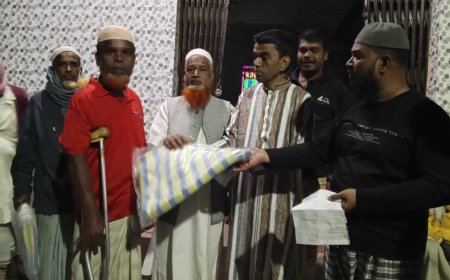 আরাফাত রহমান কোকো'র ১০ম মৃ*ত্যুবার্ষিকীতে হুলাইন বিএনপির উদ্যোগে শীতার্তদের মাঝে কম্বল বিতরণ