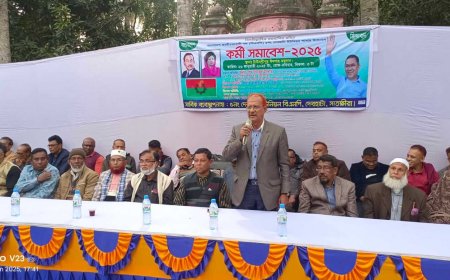 সাতক্ষীরার দেবহাটায় বিএনপির আয়োজনে টাউনশ্রীপুরে বিশাল কর্মী সমাবেশ