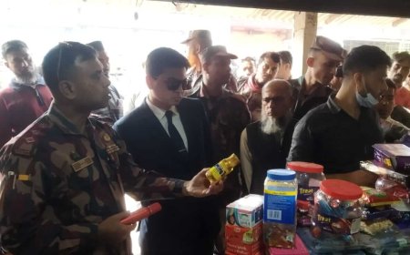 সাতক্ষীরায় টাস্কফোর্স অভিযানে ভারতীয় অবৈধ পণ্য জব্দ, জরিমানা