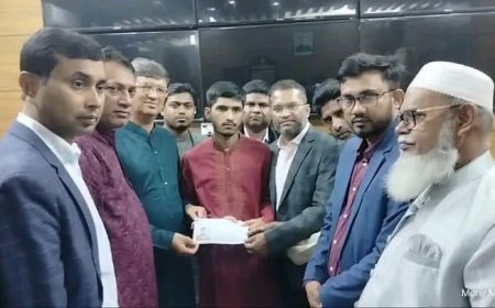 কয়রার গরিব মেধাবী মেডিকেল ছাত্র রেজওয়ানের পড়ার দায়িত্ব নিল জিয়াউর রহমান ফাউন্ডেশন