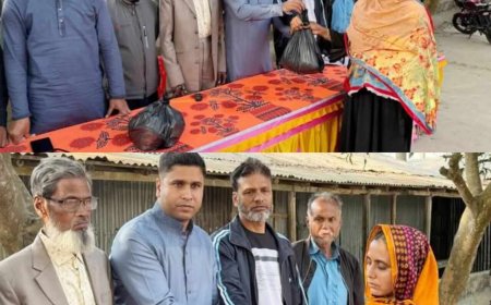 নওগাঁয় অসচ্ছল ৫০ জন গর্ভবতী মায়ের মাঝে বিনামূল্যে গরুর দুধ বিতরণ