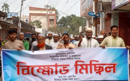 নাসিরনগরে জামায়াতের মিছিল থেকে দ্রব্যমূল্য সহনীয় রাখার আহ্বান