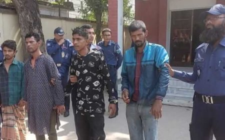 নওগাঁয় বৈদ্যুতিক তার চোর চক্রের ৪ সদস্য আটক